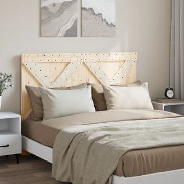Vidaxl vidaXL Vzglavje postelje 140x104 cm masivni borov les