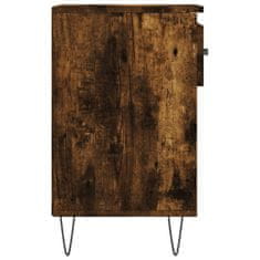Vidaxl Omarica za čevlje dimljeni hrast 102x36x60 cm inženirski les