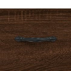 Vidaxl Omarica za čevlje rjav hrast 102x36x60 cm inženirski les