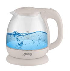 Adler ad 1283c stekleni čajnik 1,0l