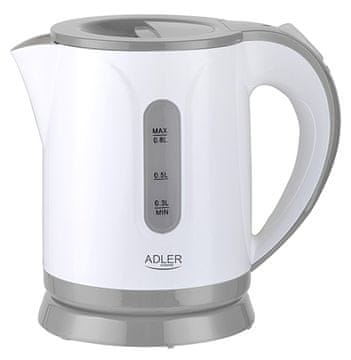 Adler ad1371g plastični kotliček 0,8 l