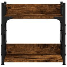 Vidaxl Stojalo za tiskalnik sonoma hrast 40x20x40 cm inženirski les