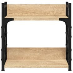Vidaxl Stojalo za tiskalnik sonoma hrast 40x20x40 cm inženirski les