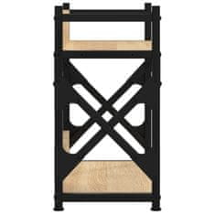 Vidaxl Stojalo za tiskalnik sonoma hrast 40x20x40 cm inženirski les