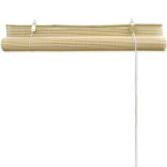Vidaxl Rolo senčilo iz naravnega bambusa 120x220 cm