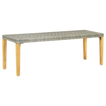 Vidaxl Vrtna klop 80 cm poli ratan
