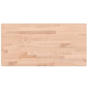 Vidaxl Kopalniški pult 100x50x1,5 cm trdna bukovina