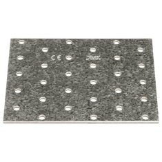 Vidaxl Perforirane plošče 20 kosov 2 mm 120x100 mm pocinkano jeklo