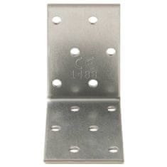 Vidaxl Kotni nosilci 40 kosov 2 mm 60x40x60 mm pocinkano jeklo