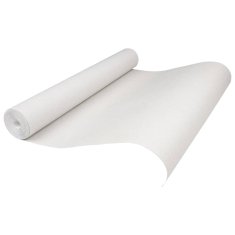 Vidaxl Tapeta 3D enobarvna bela 10x0,53 m netkana
