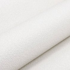 Vidaxl Tapeta 3D enobarvna bela 10x0,53 m netkana