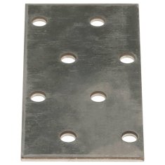 Vidaxl Perforirane plošče 60 kosov 2 mm 80x40 mm pocinkano jeklo