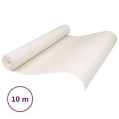 Vidaxl Tapeta 3D enobarvna krem 10x0,53 m netkana