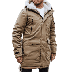 Dstreet Moška zimska jakna ORA temno bež tx4593 M
