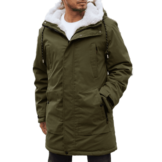 Dstreet Moška zimska jakna IMMA zelena tx4606