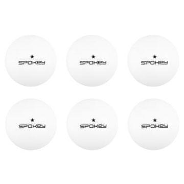 Spokey LERNER * Žogice za ping pong, 6 kosov, bele