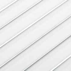 Vidaxl Vrata za omarico z letvicami 4 kosi bela 61,5x59,4 cm borovina