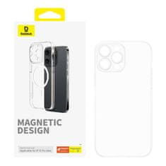 BASEUS Magnetno ohišje za iPhone 15 ProMax OS-Lucent Series (prozorno)