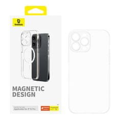 BASEUS Magnetno ohišje za iPhone 15 Pro OS-Lucent Series (prozorno)