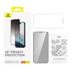 BASEUS Diamond iPhone 15 Plus zasebnostno kaljeno steklo