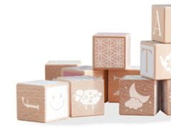 Leseni bloki za otroke , komplet 28 kosov