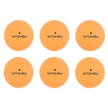 Spokey LERNER * Žogice za ping pong, 6 kosov, oranžna