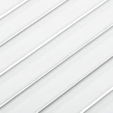 Vidaxl Vrata za omarico z letvicami 2 kosa bela 61,5x49,4 cm borovina