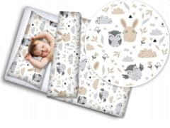 eliNeli Otroško posteljno perilo Zajec in sova