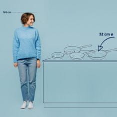 Kela Ponev Vitana iz litega aluminija sive barve 32 x 6,5 cm KL-10086