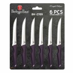 Berlingerhaus Komplet 6 nožev za steake Purple Eclipse Collection