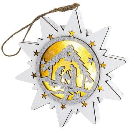 Retlux Božična dekoracija Retlux RXL 463 Starry Betlehem 14cm 3LED WW