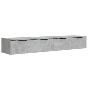 Vidaxl Stenska omarica 2 kosa 68x30x20 cm inženirski les