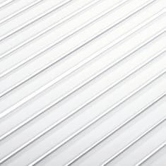 Vidaxl Vrata za omarico z letvicami 4 kosi bela 99,3x49,4 cm borovina