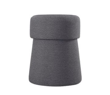 Atelier Del Sofa Pufe, fižol - temno siva
