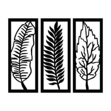 Wallity Dekorativni kovinski stenski pripomoček