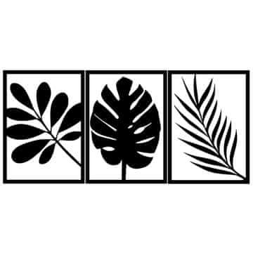 Wallity Dekorativni kovinski stenski pripomoček