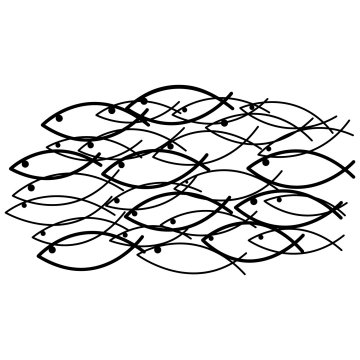 Wallity Dekorativni kovinski stenski pripomoček