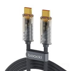 kabel usb-c za usb-c toocki, 1m, pd 60w (siv)