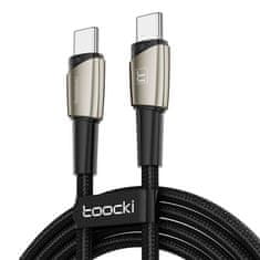 Kabel USB-C do USB-C Toocki, 1 m, 140 W (polni nikelj)