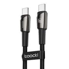 kabel usb-c do usb-c toocki, 1m, 140w (črn)