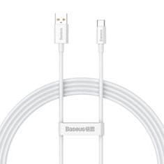 BASEUS Superior 100W kabel USB na USB-C 1,5 m (bel)