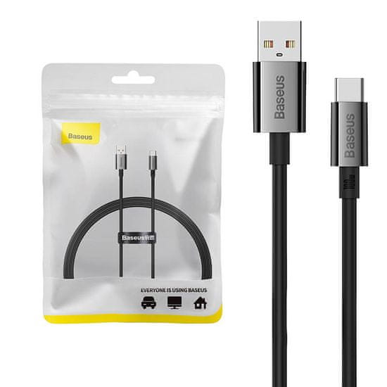 BASEUS Kabel USB na USB-C Superior 100W 1m (črn)