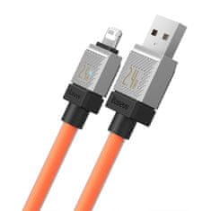 BASEUS USB-A na Lightning CoolPlay Series 2.4A kabel za hitro polnjenje 1m (oranžen)