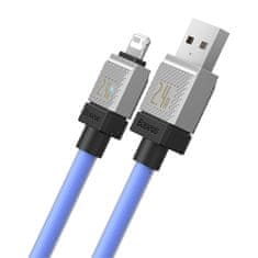 BASEUS USB-A na Lightning CoolPlay Series 2,4A kabel za hitro polnjenje 1 m (vijolična)