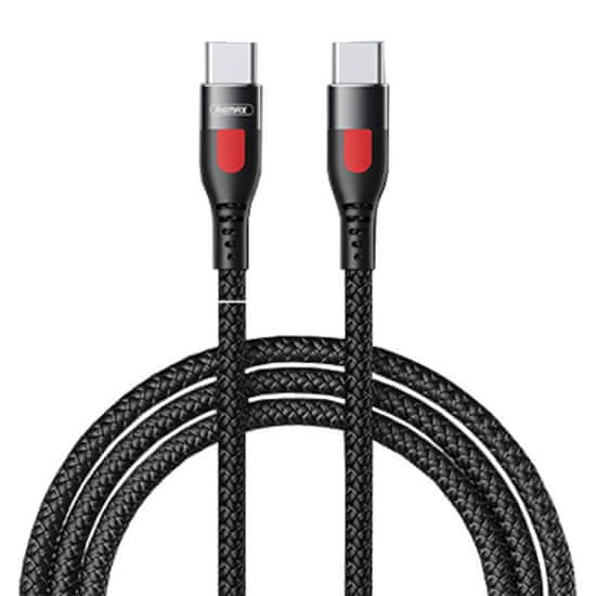 REMAX kabel iz USB-C v USB-C remax rema, rc-195, 1m, 65w (bela)