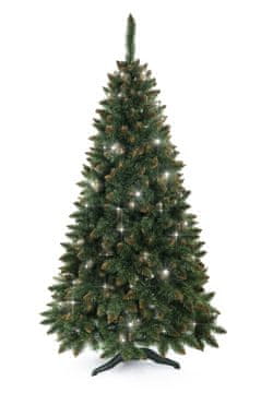 Aga Božično drevo Borovnica 150 cm Crystal zlata