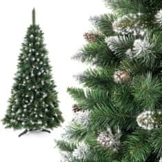 Aga Božično drevo Bor 150 cm Crystal srebrna