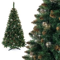 Aga Božično drevo Borovnica 150 cm Crystal zlata