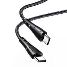 Mcdodo Kabel USB-C na USB-C Mcdodo CA-7640, PD 60W, 0,2 m (črn)