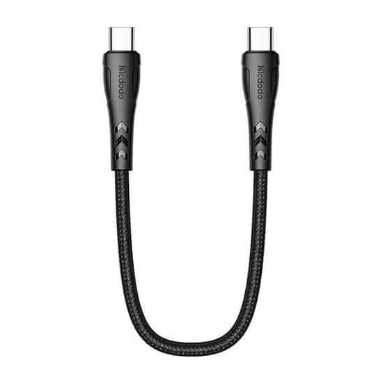 Mcdodo Kabel USB-C na USB-C CA-7640, PD 60W, 0,2 m (črn)